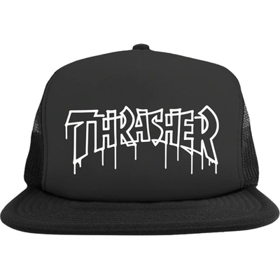 Thrasher One Liner Trucker Black/Black