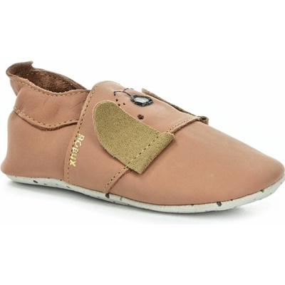 Bobux kožené papuče Soft Sole Little Pup Caramel