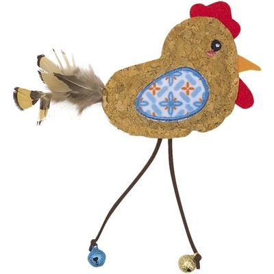 Nobby Korkový ptáček s rolničkami 17cm