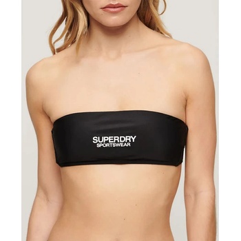 Superdry Logo Bandeau bikini top - Black (Black)