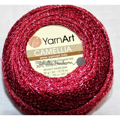 YarnArt Příze lurexová Camellia 426 vínová