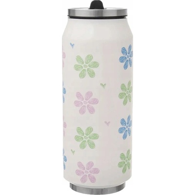 Puszka termohrnek 400 ml květiny