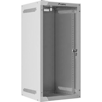 Lanberg Комуникационен шкаф Lanberg rack cabinet 10" wall-mount 12U/280x310 for self-assembly with glass door grey (flat pack) (WF10-2312-10S)