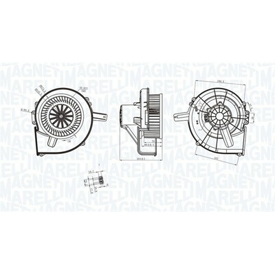 vnitřní ventilátor MAGNETI MARELLI 069412211010