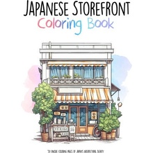 Japanese Storefront Coloring Book