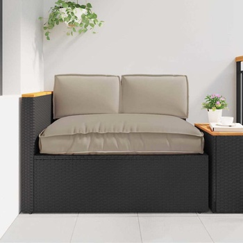 vidaXL Комплект възглавници за палет 3 pcs Таупе 120 x 80 x 12 cm (3402134)