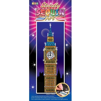 KSG Crafts Творчески комплект KSG Crafts Sequin Art - Изкуство с пайети, Биг Бен (1406)