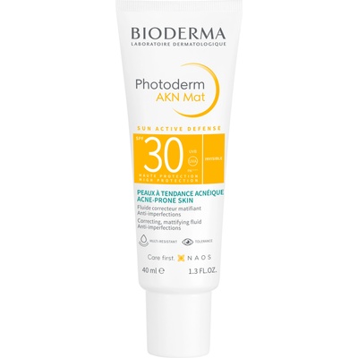 BIODERMA Photoderm Слънцезащитен флуид AKN Mat, SPF30, 40 ml