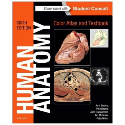 Human Anatomy, Color Atlas and Textbook Gosling John A.