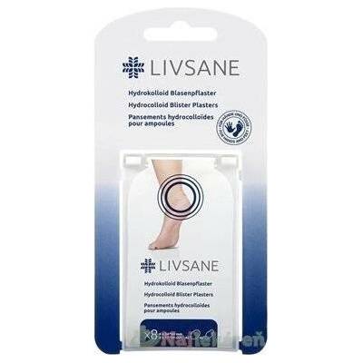 LIVSANE Hydrokoloidní náplasti na puchýře 2 velikosti 8 ks