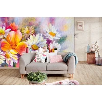 DIMEX ART Самозалепваща се флизелинова фототапета картина - букет от пролетни цветя 375 x 250 см