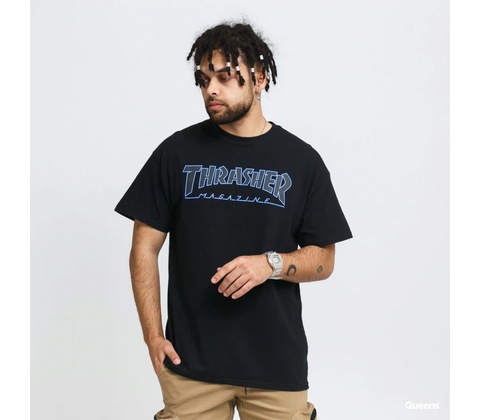 Thrasher Outlined Tee black