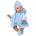 Asi Dolls Кукла Asi Dolls - Бебе Коке, със синьо гащеризонче и пaлто (401621)