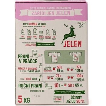 Schicht Jelen prací prášek s vůní šeříku 5 kg