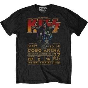 Kiss Cobo Arena '76 Black L Риза (KISSECOTS01MB03)