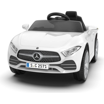 Pepita Mercedes-Benz CLS350 Електрическа кола със звукови и светлинни ефекти 12V - Бяла (PE-CLS350W)
