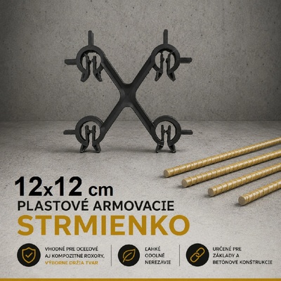 ROXOR Betonárska výstuž - prúty, hrúbka 6 mm, dĺžka 6 m