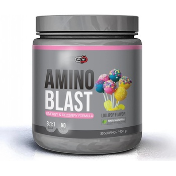 Pure Nutrition - AMINO BLAST - LOLLIPOP - NATURALLY FLAVORED - 450 Г Pure Nutrition - AMINO BLAST - LOLLIPOP - NATURALLY FLAVORED