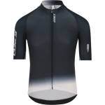 Q36.5 Мъжка фланелка с къс ръкав за колоездене Q36.5 Gregarius Pro Collar Fade Signature Jersey Cycling jersey - Black - размер M (056-3878-0113)