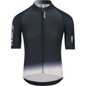 Q36.5 Мъжка фланелка с къс ръкав за колоездене Q36.5 Gregarius Pro Collar Fade Signature Jersey Cycling jersey - Black - размер M (056-3878-0113)