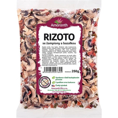 Amaranth life Rizoto se žampiony a bazalkou 250 g