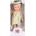 Moni Кукла Moni Toys - Със зелена рокля на цветя и паднелка, 33 cm (111802)