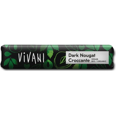 Vivani Tmavá nugátová tyčinka s orieškami 35 g