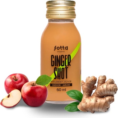 FOTTA Bio GINGER SHOT jablko 50 ml