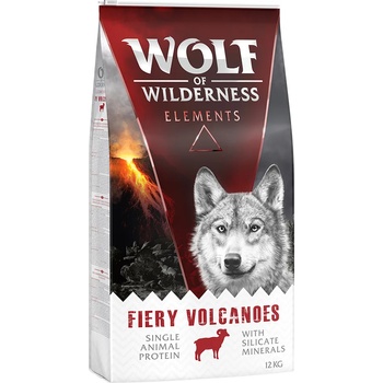 Wolf of Wilderness 12кг Adult Fiery Volcanoes Wolf of Wilderness, суха храна за кучета с агнешко