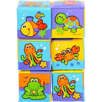 Playgro mäkké penové kocky