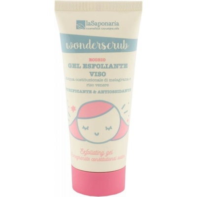 laSaponaria WonderScrub Peelingový gel na obličej BIO 100 ml
