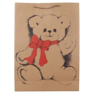 Dárková taška Medvěd 31 x 42 x 9,5 cm.