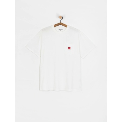 Carhartt WIP Pocket Heart white/red