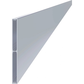 Al profil 200 x 16 x 6000 mm, bez povrchovej úpravy