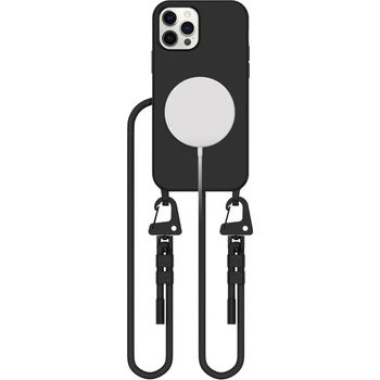 Tech-Protect Калъф Tech-Protect MagNecklace MagSafe за iPhone 12 / 12 Pro - черен (5906302370429)