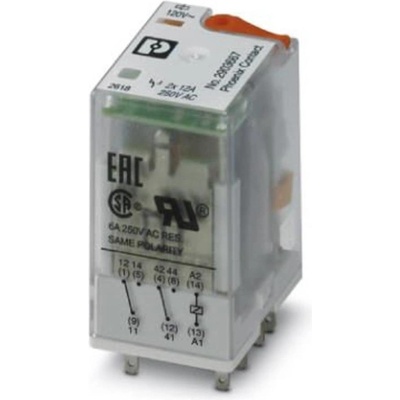 Phoenix Contact REL-IR2/L-120AC/2X21, 2903667 relé, 250 V DC/AC, 12 A, 10 ks