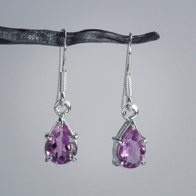 Drakkaria SINOPE náušnice ametyst P39628