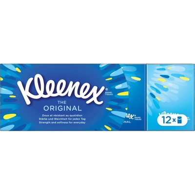 Kleenex papírové kapesníčky Original mini 4-vrstvé 12x7 ks