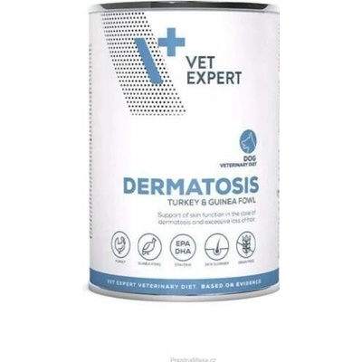 VetExpert Veterinary Diet 4T Dermatosis Dog Turkey & Guinea Fowl 400 g