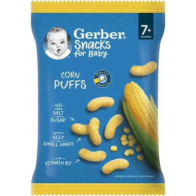 Gerber Snacks kukuričné chrumky 28 g