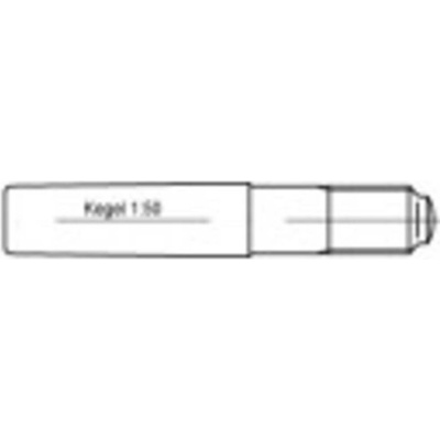 TOOLCRAFT TO-9978156 kužeľový kolík (Ø x d) 16 mm x 16 cm ocel 10 ks