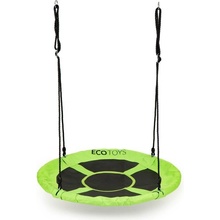 EcoToys záhradná hojdačka bocianie hniezdo zelená