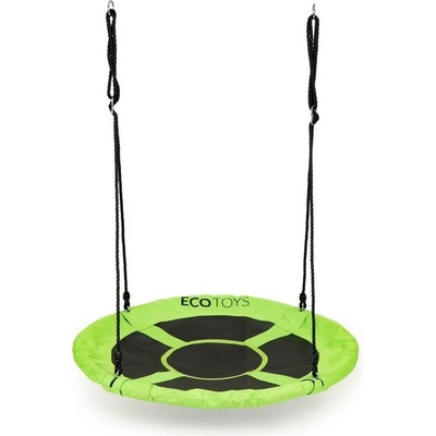 EcoToys záhradná hojdačka bocianie hniezdo zelená