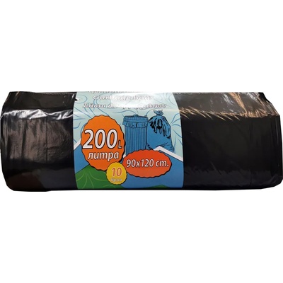 Чували за смет, 90х120см, 200 литра, 10 броя