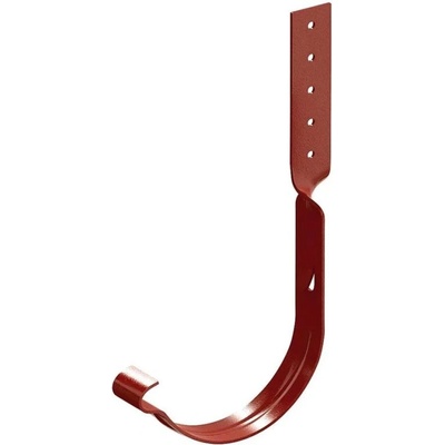 Gutta Barevný žlabový hák kroucený 330 mm RAL 3009 červený