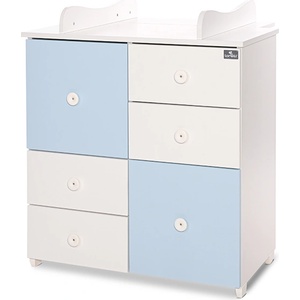 Lorelli Classic ШКАФ new ЦВЯТ БЯЛО/baby blue (10170110039a)