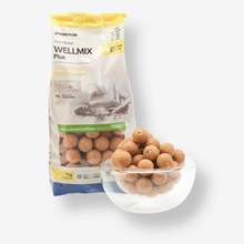 CAPERLAN Boilies na lov kapra Wellmix Plus 20 mm 1 kg Strawbanana