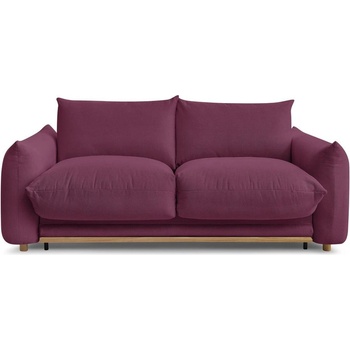 Bobochic Сгъваем диван в цвят бордо 234 cm Ernest - Bobochic Paris (WT-AKIT-3.5R-W_1 P1292)