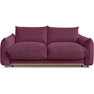 Bobochic Сгъваем диван в цвят бордо 234 cm Ernest - Bobochic Paris (WT-AKIT-3.5R-W_1 P1292)