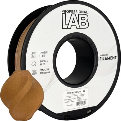 Professional Lab FG-P45-E1, 3D филамент, PLA Wood, Black Walnut, 1kg, 1, 75mm (FG-P45-E1)